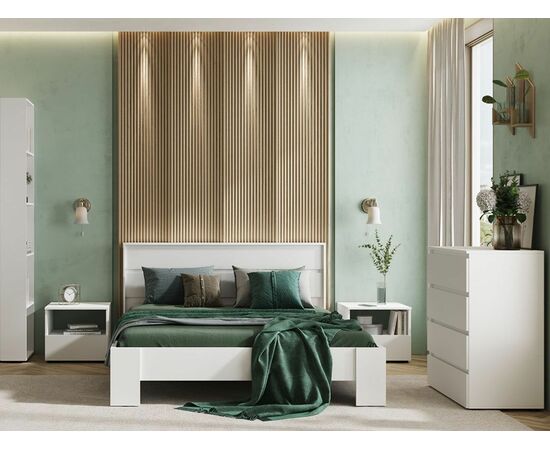 Комод «Хелен» КМ-02, 4 ящика, белый, изображение 6 | Интернет магазин мебели и декора LifeDekor