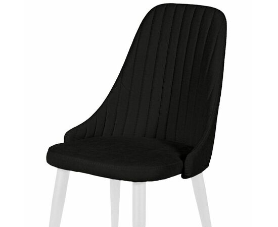 Стул ДП2-30 «Шато», ткань «Энигма 15», каркас белый, изображение 6 | Интернет магазин мебели и декора LifeDekor