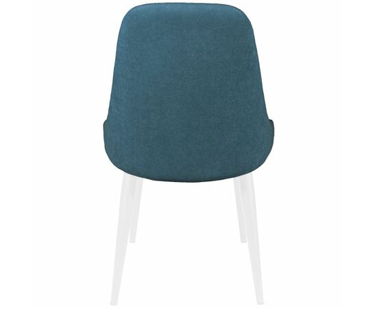 Стул ДП2-30 «Шато», ткань «Канди Аквамарин», каркас белый, изображение 5 | Интернет магазин мебели и декора LifeDekor