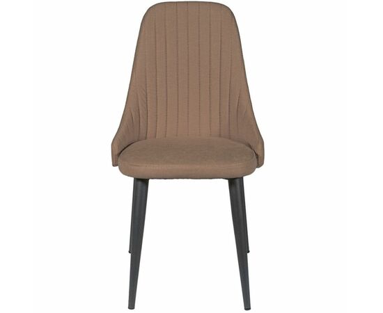 Стул ДП2-30 «Шато», ткань «Канди Мокко», каркас черный, изображение 4 | Интернет магазин мебели и декора LifeDekor