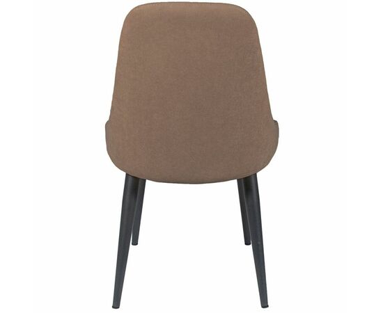 Стул ДП2-30 «Шато», ткань «Канди Мокко», каркас черный, изображение 5 | Интернет магазин мебели и декора LifeDekor