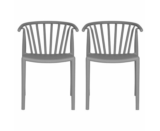 Комплект из 2-х стульев Venice светло-серый | Интернет магазин мебели и декора LifeDekor