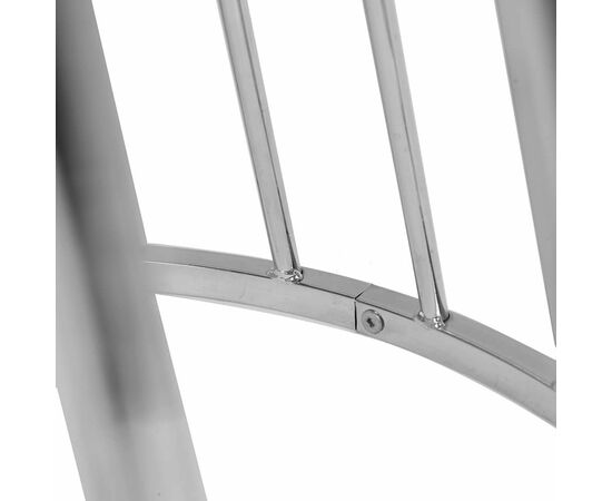 Стол Liverpool 110см орех, хромированные ножки, изображение 6 | Интернет магазин мебели и декора LifeDekor