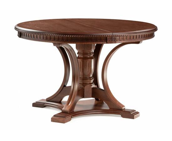 Стол деревянный Нозеан круглый миланский орех | Интернет магазин мебели и декора LifeDekor