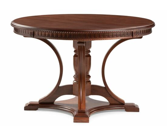 Стол деревянный Нозеан круглый миланский орех, изображение 2 | Интернет магазин мебели и декора LifeDekor