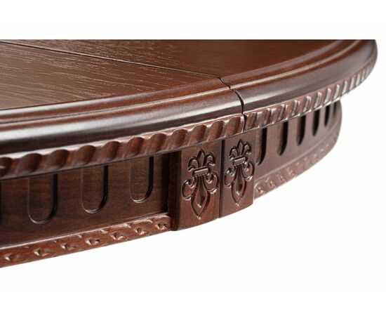 Стол деревянный Нозеан круглый миланский орех, изображение 6 | Интернет магазин мебели и декора LifeDekor