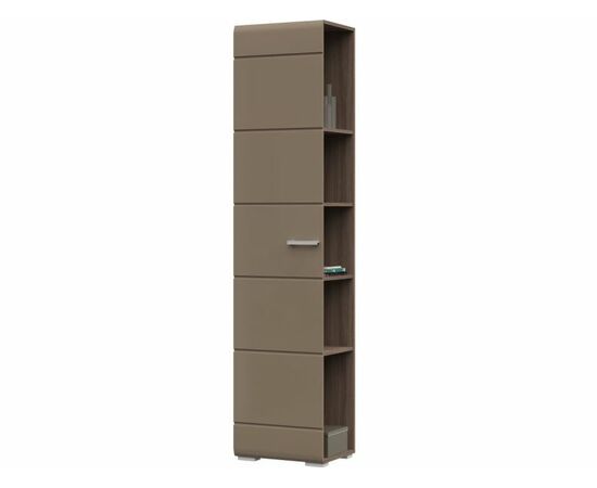 Пенал-стеллаж Вегас, кофе с молоком/шимо темный | Интернет магазин мебели и декора LifeDekor