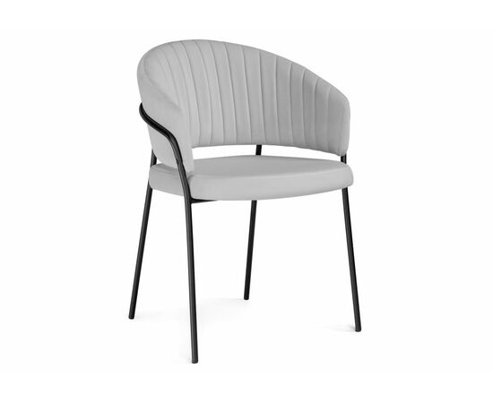 Стул на металлокаркасе Лео серый brendy monsoon 22 / капучино | Интернет магазин мебели и декора LifeDekor