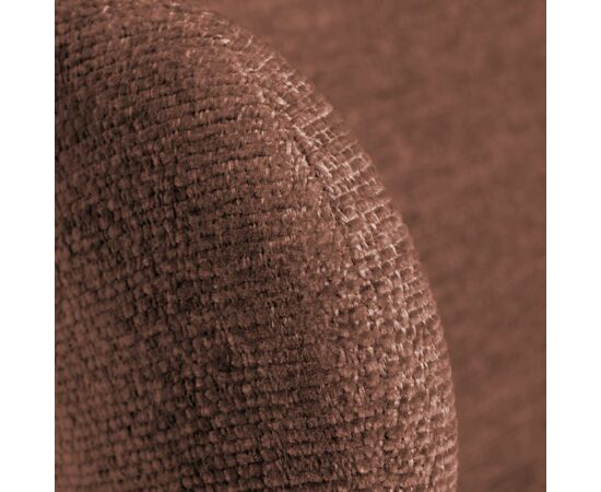 Стул Lucas 2 терракотовый шенилл с чёрными ножками, изображение 6 | Интернет магазин мебели и декора LifeDekor