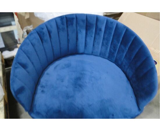 Стул Turin синий с золотыми ножками FR 0557Y, изображение 2 | Интернет магазин мебели и декора LifeDekor