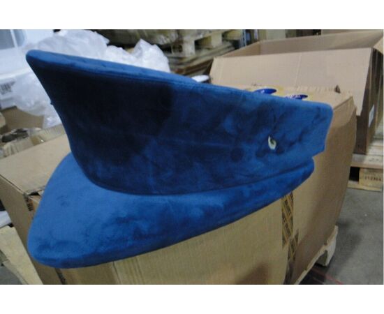 Стул Turin синий с золотыми ножками FR 0557Y, изображение 3 | Интернет магазин мебели и декора LifeDekor