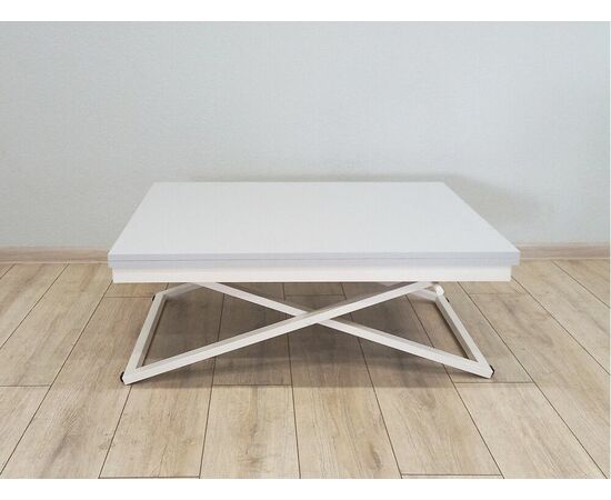 Стол трансформер Орфей 1, белый/серый, изображение 7 | Интернет магазин мебели и декора LifeDekor