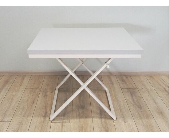 Стол трансформер Орфей 1, белый/серый, изображение 5 | Интернет магазин мебели и декора LifeDekor