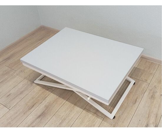 Стол трансформер Орфей 1, белый/серый, изображение 3 | Интернет магазин мебели и декора LifeDekor