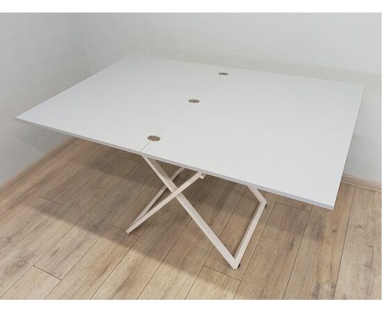 Стол трансформер Орфей 1, белый/серый, изображение 2 | Интернет магазин мебели и декора LifeDekor