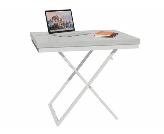 Стол трансформер Орфей 1, белый/серый, изображение 9 | Интернет магазин мебели и декора LifeDekor