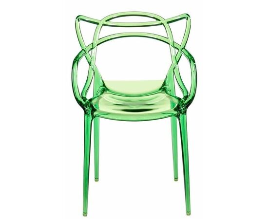 Стул Masters прозрачный зеленый, изображение 3 | Интернет магазин мебели и декора LifeDekor