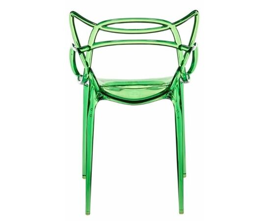 Стул Masters прозрачный зеленый, изображение 4 | Интернет магазин мебели и декора LifeDekor