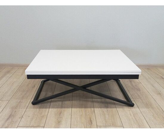 Стол трансформер Орфей 1, черный/белый, изображение 6 | Интернет магазин мебели и декора LifeDekor