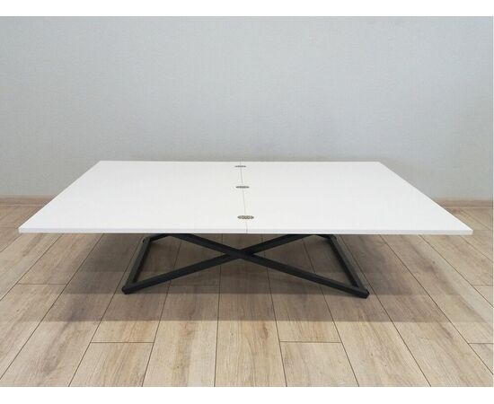 Стол трансформер Орфей 1, черный/белый, изображение 7 | Интернет магазин мебели и декора LifeDekor