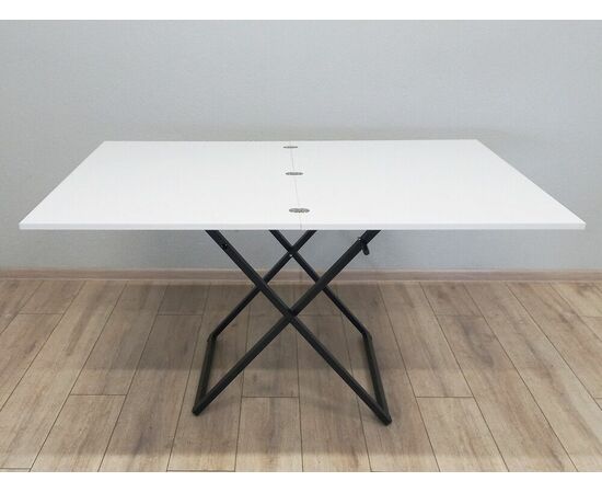 Стол трансформер Орфей 1, черный/белый, изображение 9 | Интернет магазин мебели и декора LifeDekor
