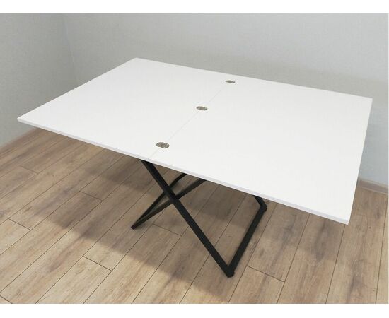 Стол трансформер Орфей 1, черный/белый, изображение 11 | Интернет магазин мебели и декора LifeDekor