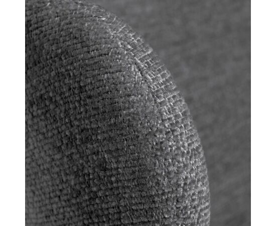 Стул Lucas 2 серый шенилл с чёрными ножками, изображение 6 | Интернет магазин мебели и декора LifeDekor