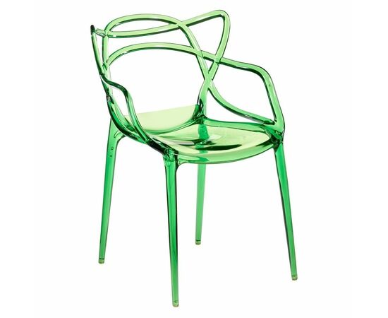 Стул Masters прозрачный зеленый | Интернет магазин мебели и декора LifeDekor