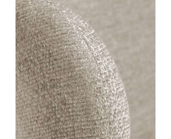 Стул Lucas 2 латте шенилл с чёрными ножками, изображение 6 | Интернет магазин мебели и декора LifeDekor