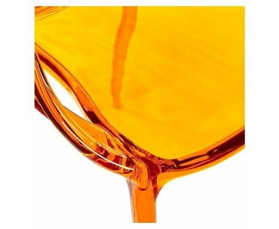Стул Masters прозрачный оранжевый, изображение 5 | Интернет магазин мебели и декора LifeDekor