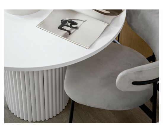 Стол деревянный Барел 110 белый / белый, изображение 12 | Интернет магазин мебели и декора LifeDekor