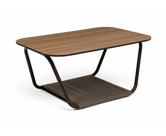 "Гранада" журнальный стол 90х60см из HPL, цвет "дуб" | Интернет магазин мебели и декора LifeDekor