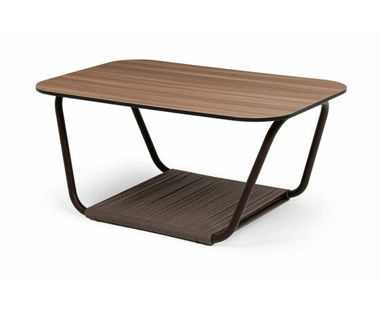 "Гранада" журнальный стол 90х60см из HPL, цвет "дуб", изображение 3 | Интернет магазин мебели и декора LifeDekor