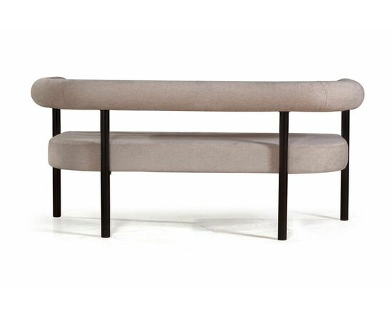 Диван Biggi, шенил Puffy beige / опоры черные, изображение 6 | Интернет магазин мебели и декора LifeDekor