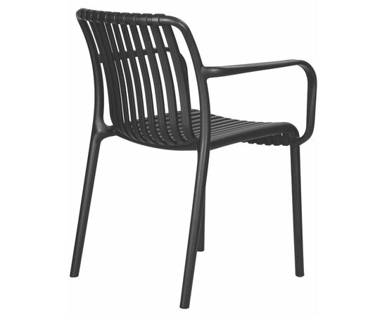 Стул обеденный DOBRIN WALTER ARM, черный (B-03), Вариант: чёрный (B-03), изображение 4 | Интернет магазин мебели и декора LifeDekor