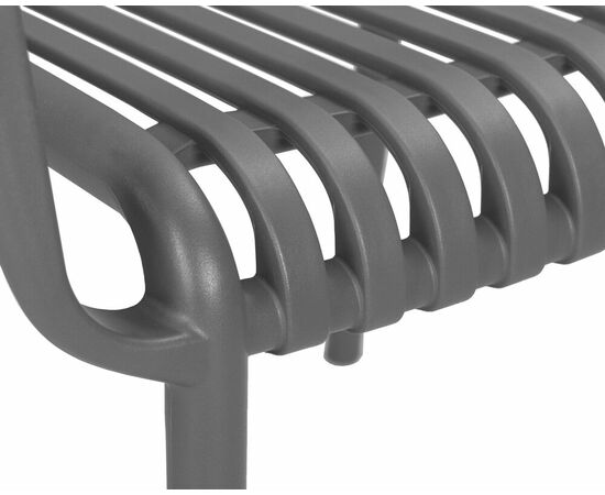 Стул обеденный DOBRIN WALTER ARM, темно-серый (GR-04), Вариант: тёмно-серый (GR-04), изображение 7 | Интернет магазин мебели и декора LifeDekor