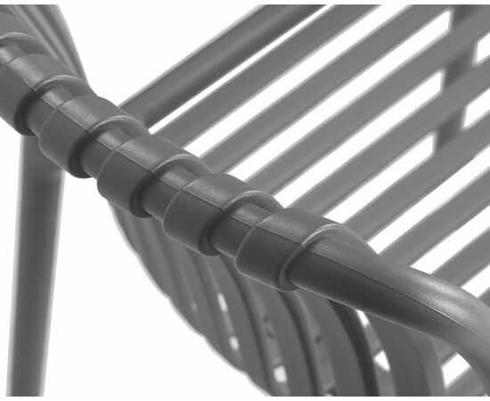 Стул обеденный DOBRIN WALTER ARM, темно-серый (GR-04), Вариант: тёмно-серый (GR-04), изображение 8 | Интернет магазин мебели и декора LifeDekor