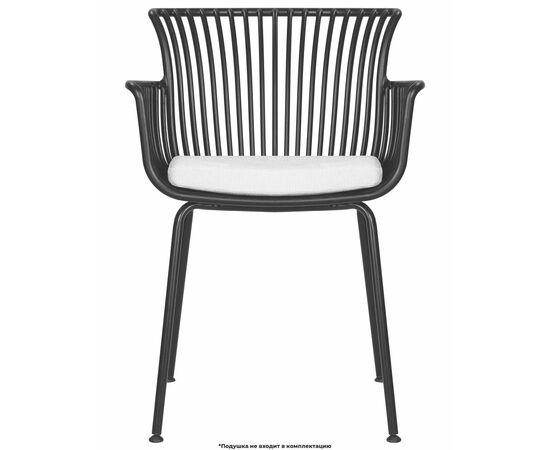 Стул обеденный DOBRIN ROSS, черный (B-03) без подушки, Вариант: черный (B-03) без подушки, изображение 8 | Интернет магазин мебели и декора LifeDekor