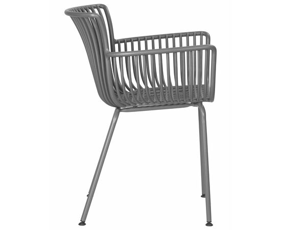 Стул обеденный DOBRIN ROSS, темно-серый (GR-04) без подушки, Вариант: темно-серый (GR-04) без подушки, изображение 3 | Интернет магазин мебели и декора LifeDekor