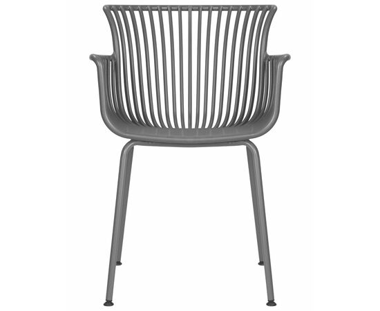 Стул обеденный DOBRIN ROSS, темно-серый (GR-04) без подушки, Вариант: темно-серый (GR-04) без подушки, изображение 6 | Интернет магазин мебели и декора LifeDekor