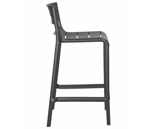 Стул полубарный DOBRIN NESSA, черный (B-03), Вариант: чёрный (B-03), изображение 3 | Интернет магазин мебели и декора LifeDekor