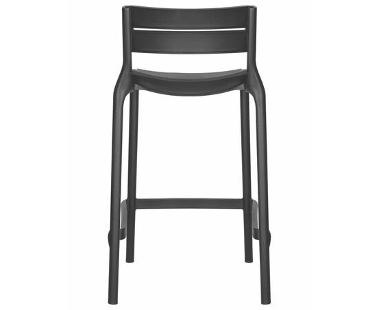 Стул полубарный DOBRIN NESSA, черный (B-03), Вариант: чёрный (B-03), изображение 5 | Интернет магазин мебели и декора LifeDekor