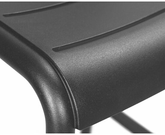 Стул полубарный DOBRIN NESSA, черный (B-03), Вариант: чёрный (B-03), изображение 7 | Интернет магазин мебели и декора LifeDekor
