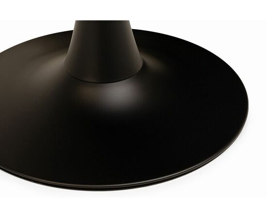 "Тюльпан" интерьерный стол из HPL круглый Ø90см, цвет "серый гранит", изображение 4 | Интернет магазин мебели и декора LifeDekor