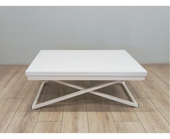 Стол трансформер Орфей 1, белый/белый, изображение 3 | Интернет магазин мебели и декора LifeDekor