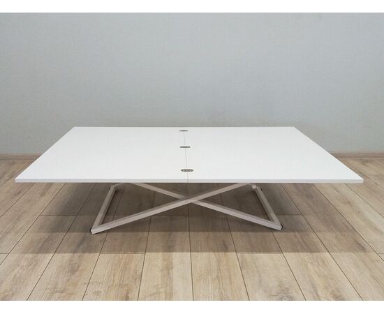Стол трансформер Орфей 1, белый/белый, изображение 4 | Интернет магазин мебели и декора LifeDekor