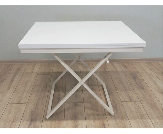 Стол трансформер Орфей 1, белый/белый, изображение 5 | Интернет магазин мебели и декора LifeDekor