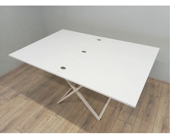 Стол трансформер Орфей 1, белый/белый, изображение 8 | Интернет магазин мебели и декора LifeDekor