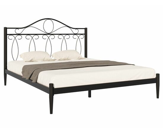 Кровать ЭЛЕГИЯ 160, черный | Интернет магазин мебели и декора LifeDekor