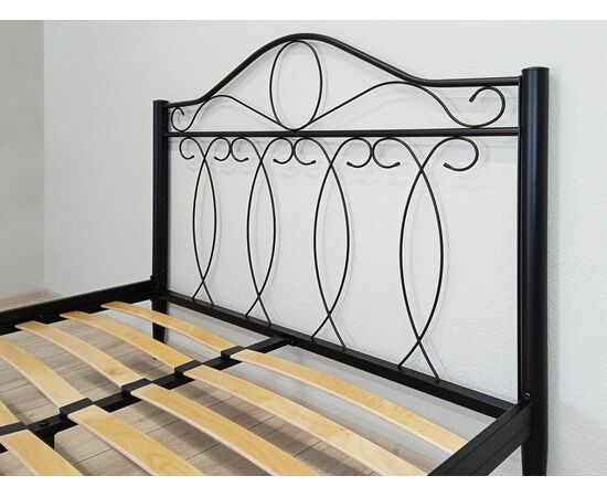 Кровать ЭЛЕГИЯ 160, черный, изображение 9 | Интернет магазин мебели и декора LifeDekor